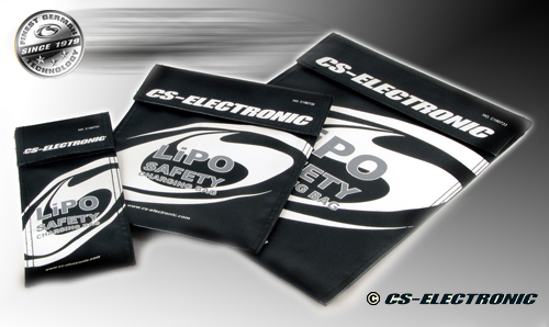 CS-Electronic Neue Lipo-Safe Sicherheitstaschen
