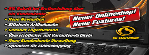 CS-Electronic CS-Electronic neuer Online Shop