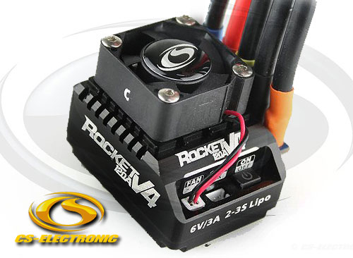 CS-Electronic CS-Rocket V4 1:10 BL Regler 120A