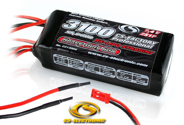 CS-Electronic Lipo-Akku RX-Straight Pack