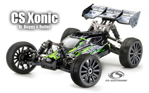 CS-Electronic CS 1/8 Xonic BL 4WD Buggy # Roller