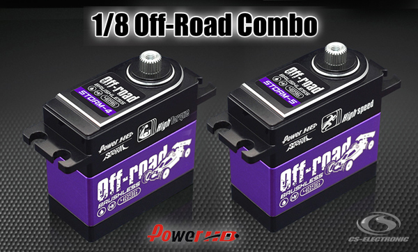 CS-Electronic Power-HD BL 1/8 Off-Road Servo Combo