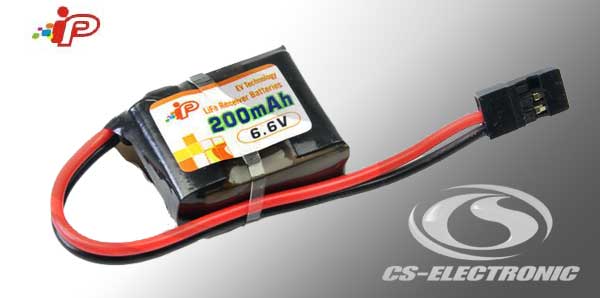 CS-Electronic LiFe Empf. Akku Rx 200mAh 1C 2S