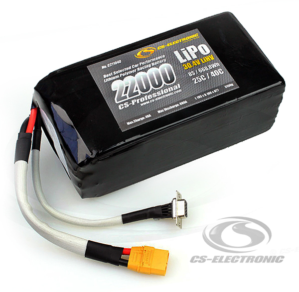 CS-Electronic Lipo 30,4V 22000mAh LiHV 8S