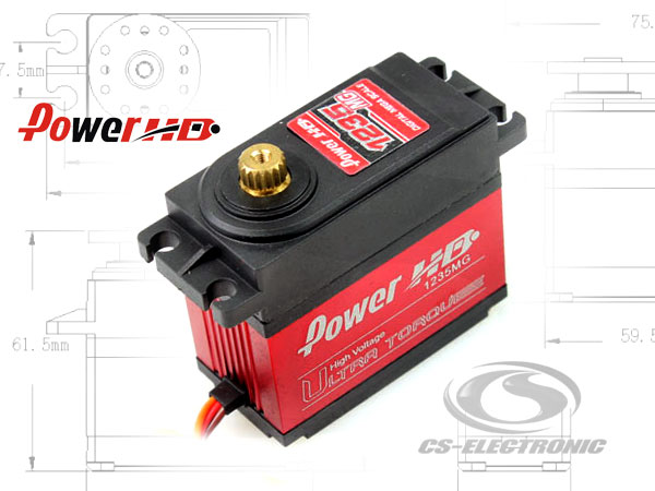 CS-Electronic 1235MG Digital Servo fr Gromodelle