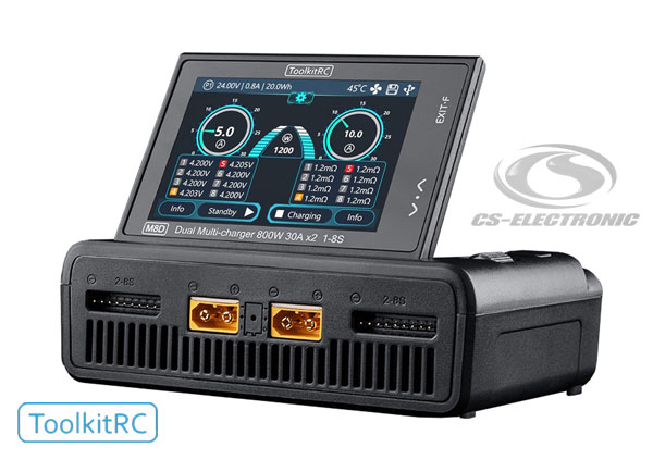CS-Electronic ToolkitRC M8D LiPo 1-8S Ladegert