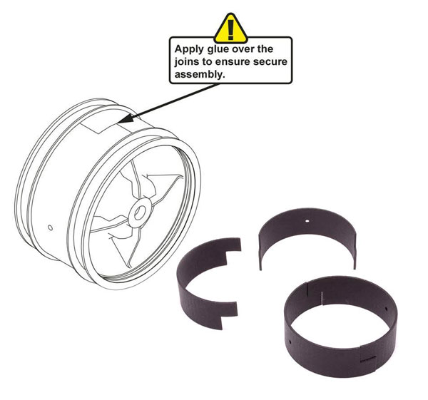 CS-Electronic Rear wheel insert Stiffener C2W