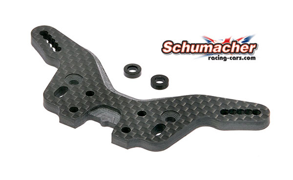 CS-Electronic C/F Low Rear Shock Tower (-3mm) LD2/3