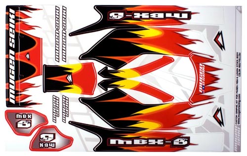 RMV-Deutschland Mugen Dekorbogen f�r MBX6