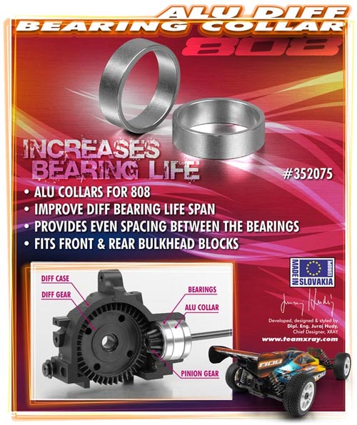 SMI Motorsport XB808-Distanzringe
