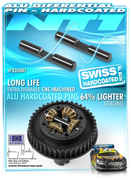 SMI XRAY News XRAY NT1 Diff. Alu Pins