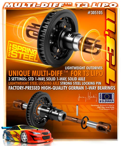 SMI XRAY News XRAY T3 Multi-Diff LiPoVersion