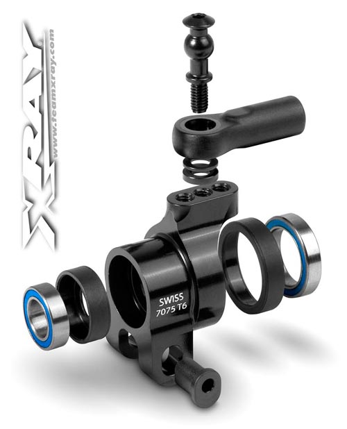 SMI XRAY News XB808 hinterer Alu-Radtrger