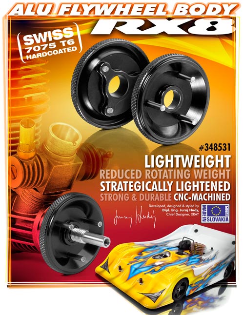 SMI XRAY News RX8 Alu Schwungscheibe