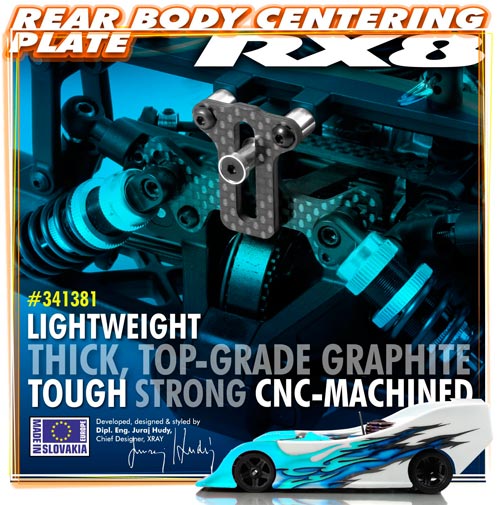 SMI XRAY News RX8 CFK-Fhrungsplatte