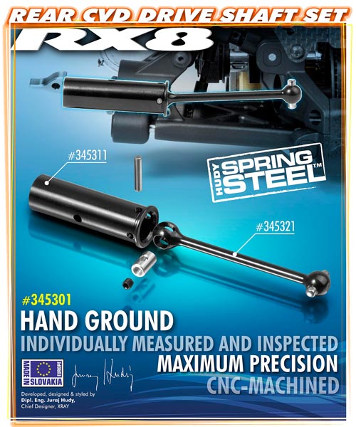 SMI XRAY News RX8 CVD-Welle