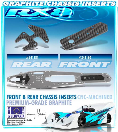 SMI XRAY News RX8 CFK-Chassisversteifungen