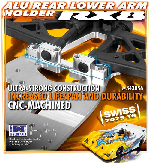 SMI XRAY News RX8 hinterer Querlenkerhalter