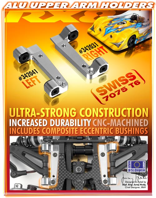 SMI XRAY News RX8 Alu-Querlenkerhalter