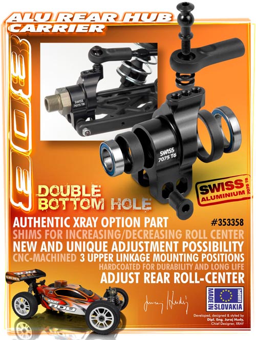 SMI XRAY News XB808 Alu- Achstrger