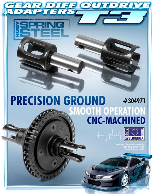 SMI XRAY News XRAY T3 Federstahlabtriebe