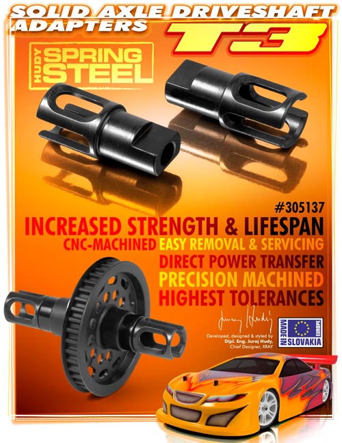 SMI XRAY News XRAY T3-Abtriebe