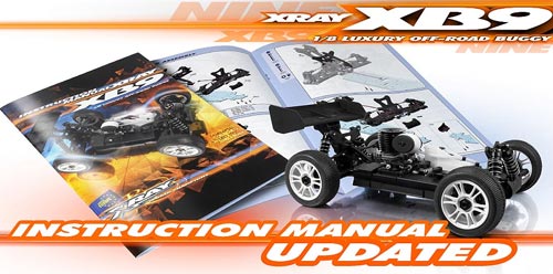 SMI XRAY News XRAY XB9 Bauanleitung v1.1