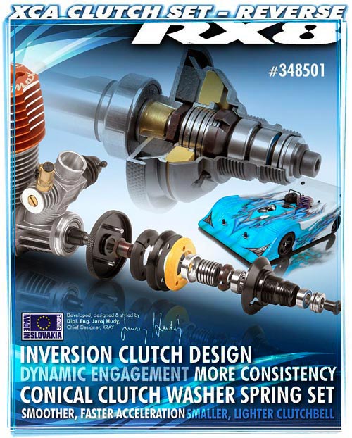 SMI XRAY News XRAY RX8 XCA Kupplung