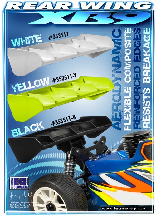 SMI XRAY News XRAY XB9-Heckflgel