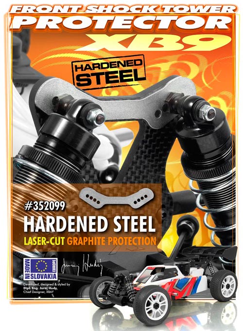 SMI XRAY News XB9 vord. Dmpferplattenschutz