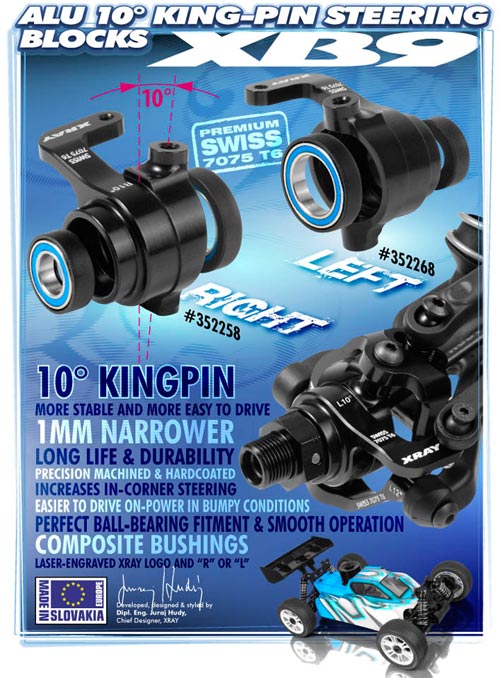 SMI XRAY News XB9-Lenkhebel 10