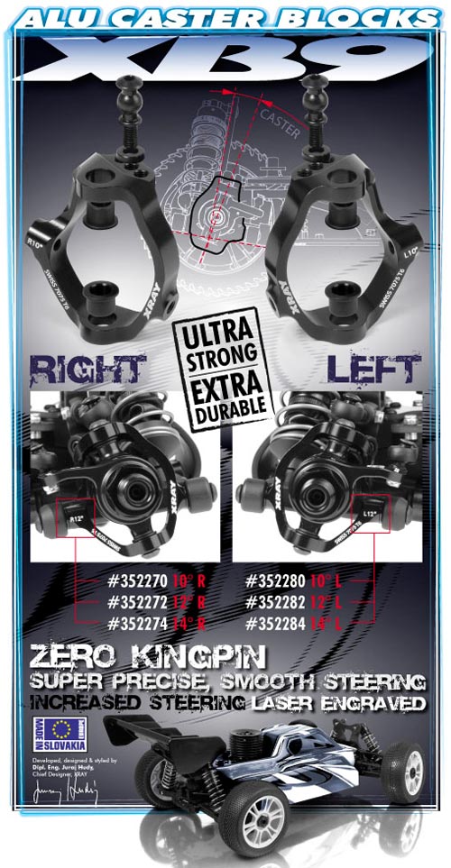SMI XRAY News XB9-Alu C-Hubs