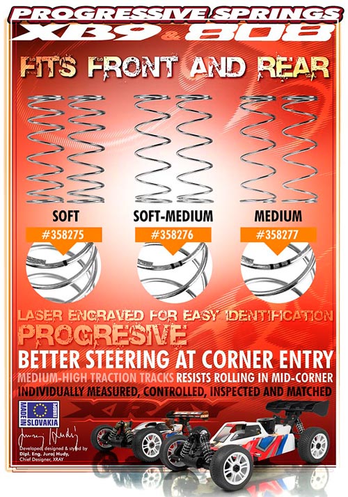SMI XRAY News XRAY XB9 Dmpferfedern