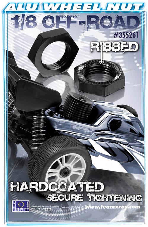 SMI XRAY News XRAY XB9-Radmuttern