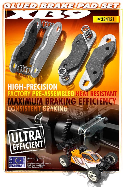 SMI XRAY News XRAY XB9-Bremsbelge