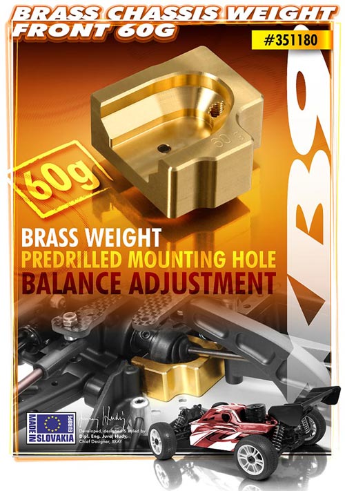 SMI XRAY News XRAY XB9 Messinggewicht