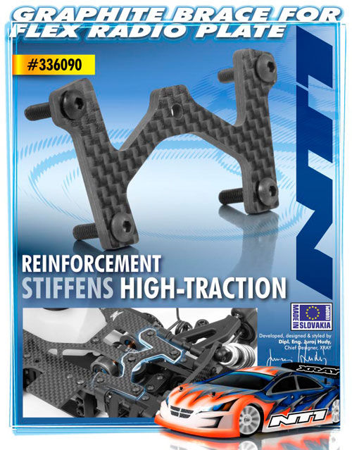 SMI XRAY News NT1 vordere Verstrkungsplatte