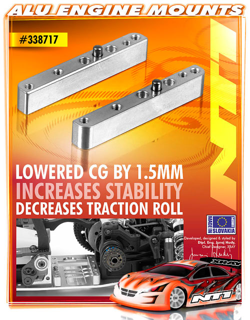 SMI XRAY News XRAY NT1-Motorhalterung