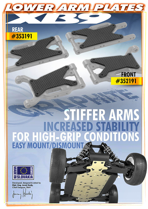 SMI XRAY News XB9 CFK Querlenkerverstrkung