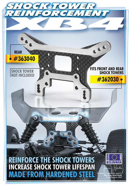 SMI XRAY News XB4-Dmpferbrckenverstrkungen