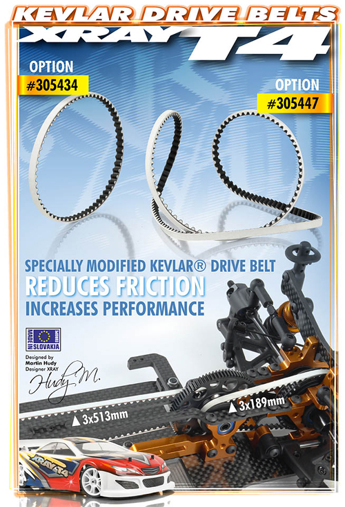 SMI XRAY News XRAY T4 Leichtlaufriemen