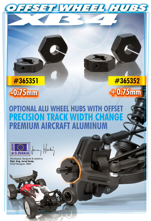 SMI XRAY News XB4 Offset Sechskantmitnehmer