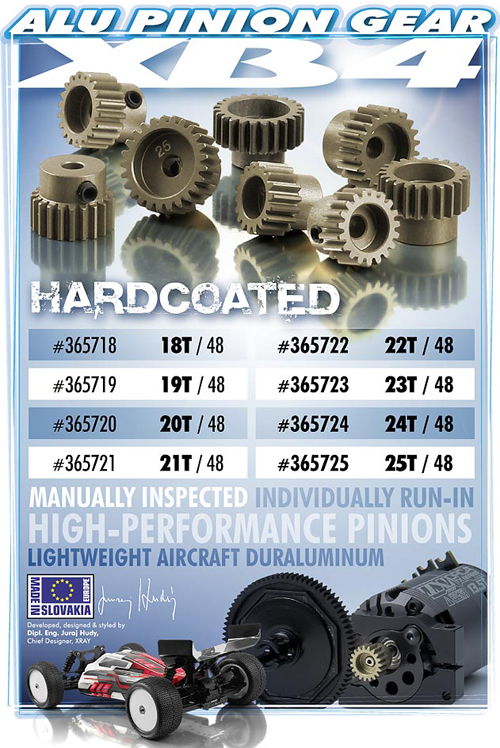 SMI XRAY News XRAY XB4-Motorritzel 48DP