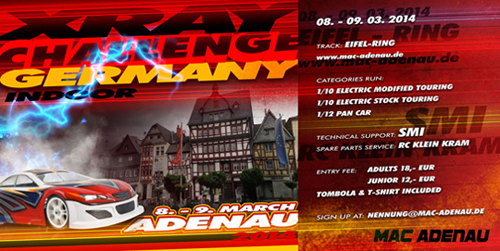 SMI Motorsport News Intern. XRAY Challenge Germany