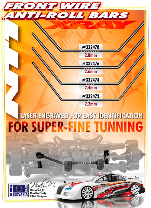 SMI XRAY News XRAY NT1 vordere Stabilisatoren