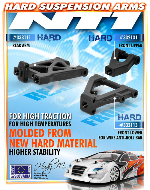 SMI XRAY News XRAY NT1 extra harte Querlenker