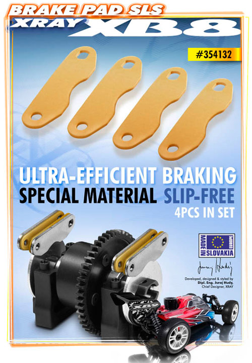 SMI XRAY News XRAY XB8 Bremsbelge