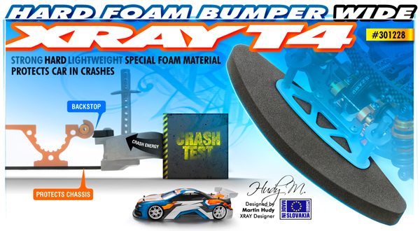 SMI XRAY News T4 Hartschaum Frontbumper