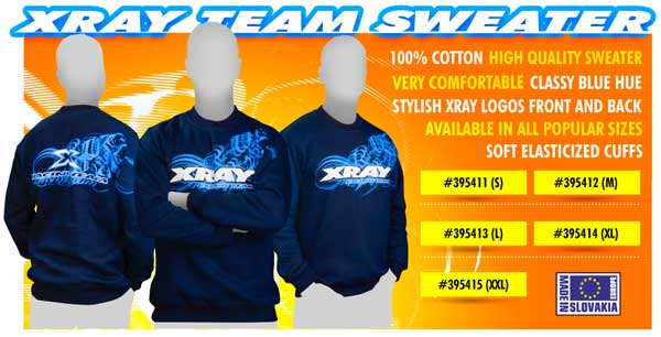 SMI XRAY News XRAY Team Sweater - Blue (S)
