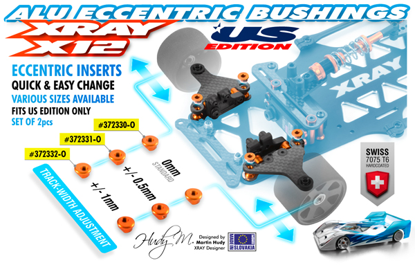 SMI XRAY News X12 US Alu Buchsen